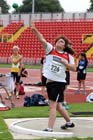 under-15s shot put at the Gateshead Tartan Games Open.